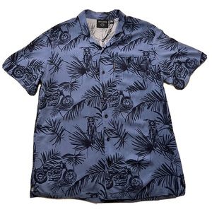 Harley Davidson Men’s Button Up Shirt Large Short Sleeve Excellent Condition